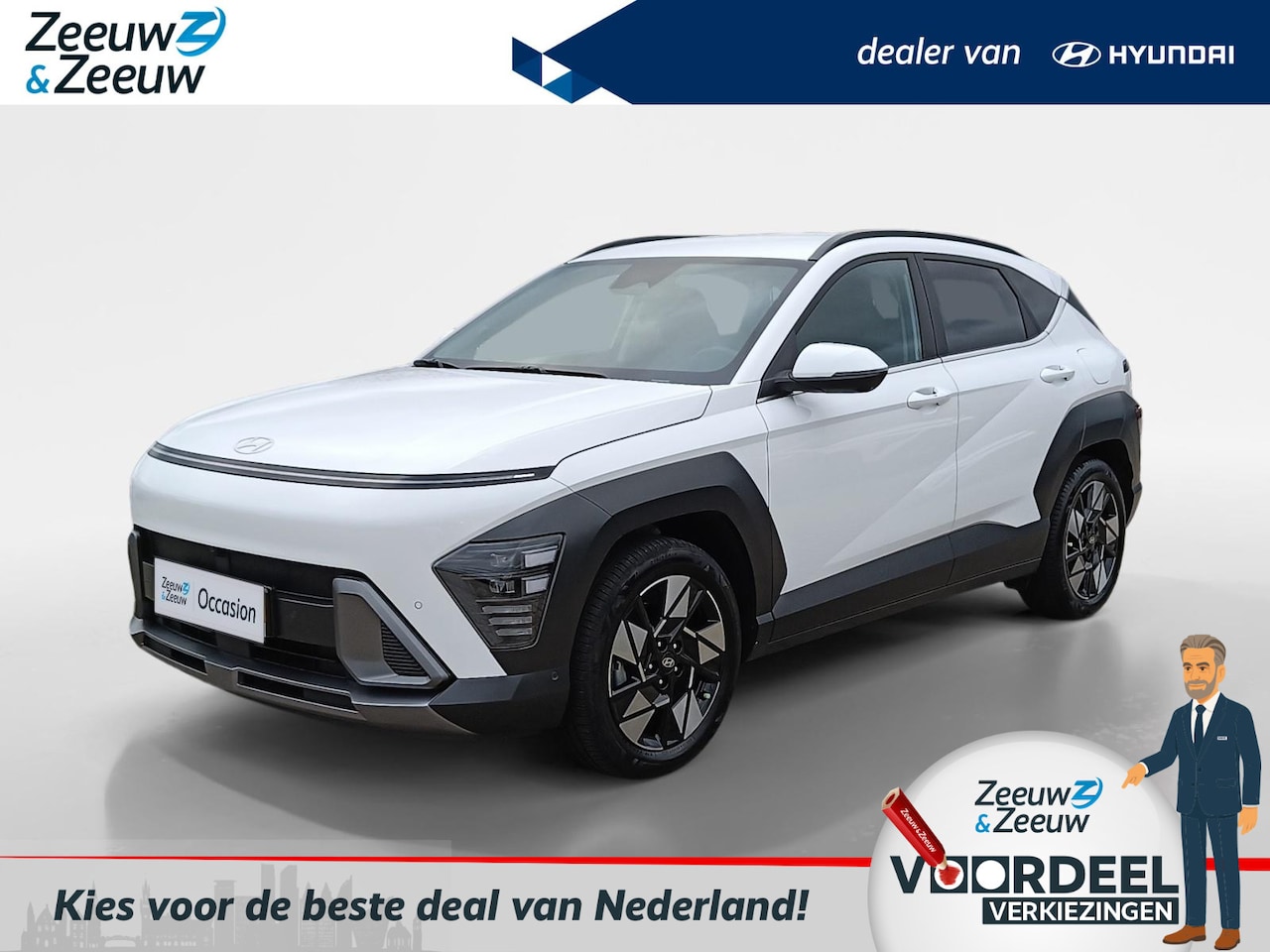 Hyundai Kona - 1.6 GDI HEV Comfort Smart RIJKLAAR € 35.499,- | TE BESTELLEN | INCL.€ 4.000,- INRUILPREMIE - AutoWereld.nl