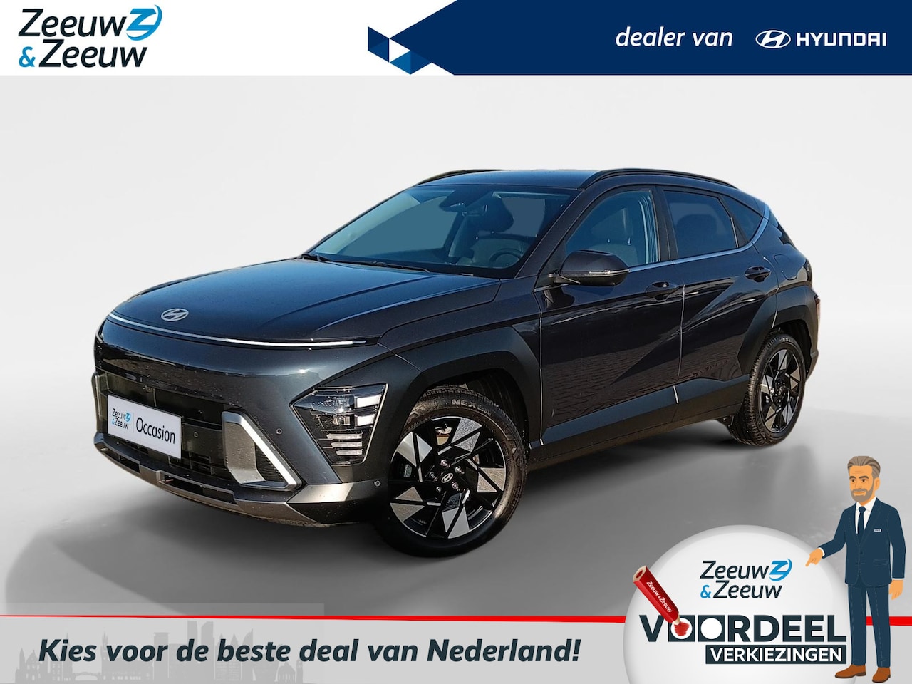 Hyundai Kona - 1.6 GDI HEV Premium NIEUW TE BESTELLEN| INCL.€ 4.000,- INRUILPREMIE | DIVERSE KLEUREN - AutoWereld.nl