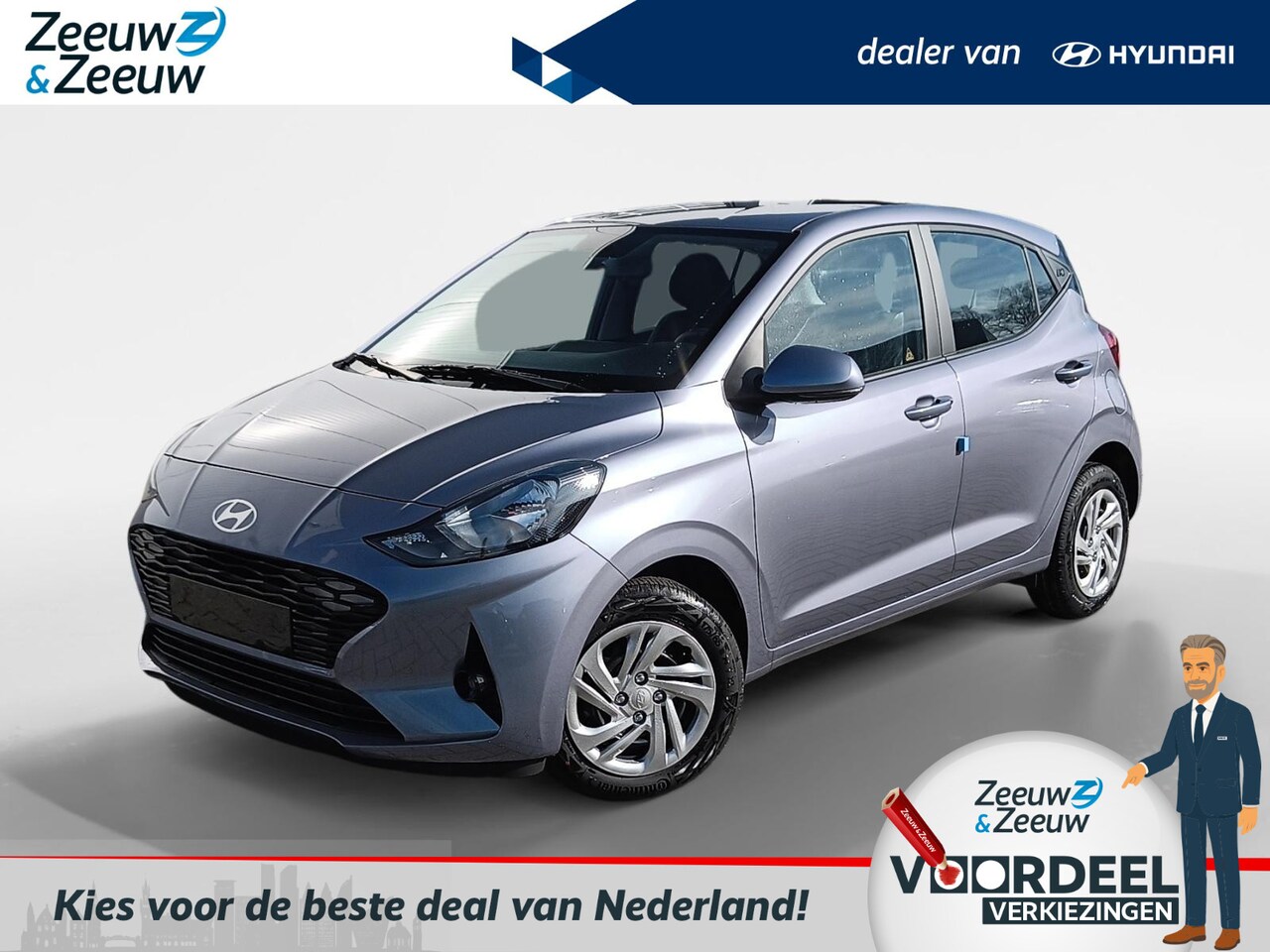 Hyundai i10 - 1.0 Comfort VAN 21.940,- /VOOR € 18.990,- RIJKLAAR! | BOUWJAAR 2025 - AutoWereld.nl