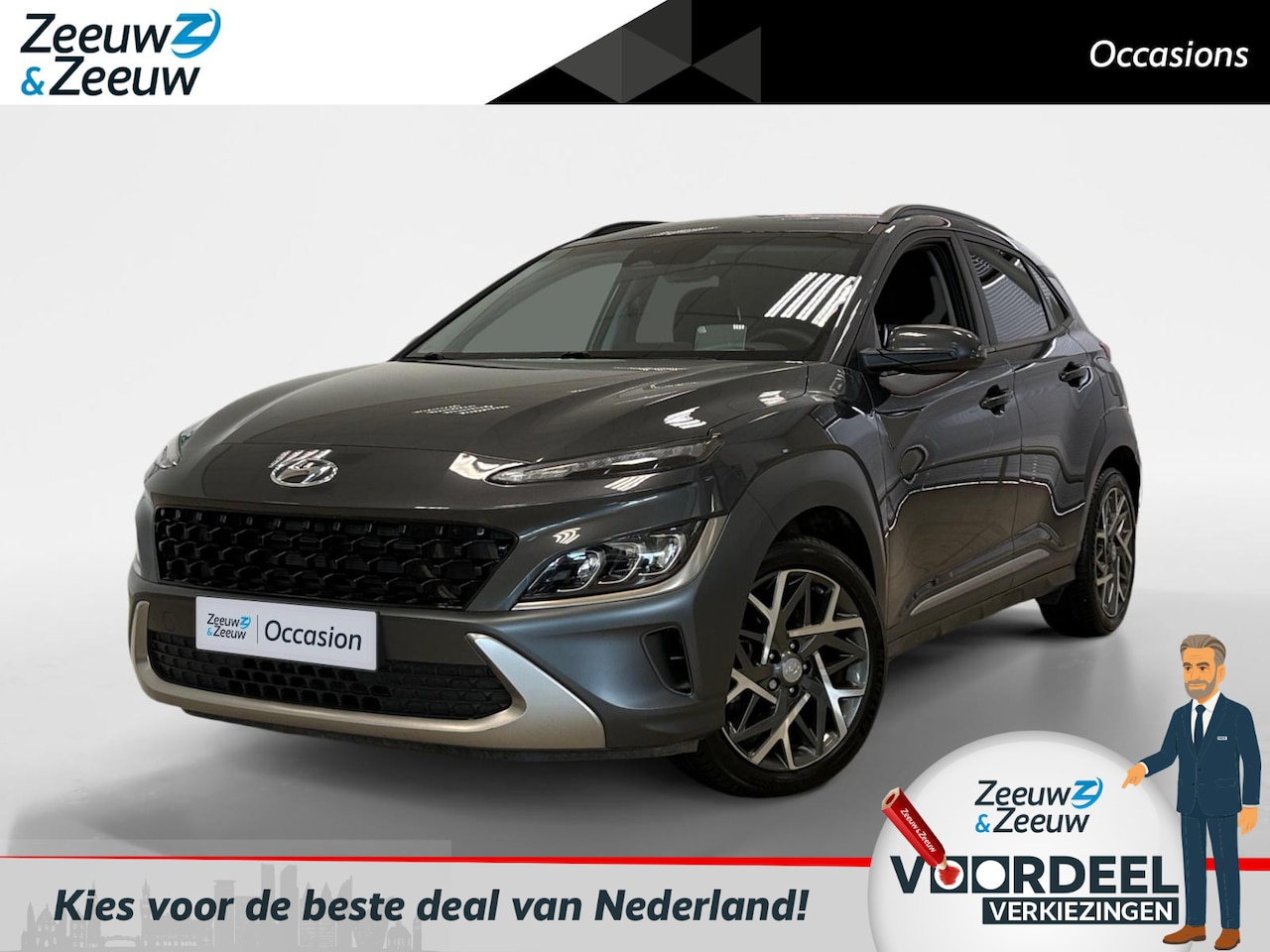 Hyundai Kona - 1.6 HYBRID | COMFORT SMART | 18'' VELGEN | - AutoWereld.nl