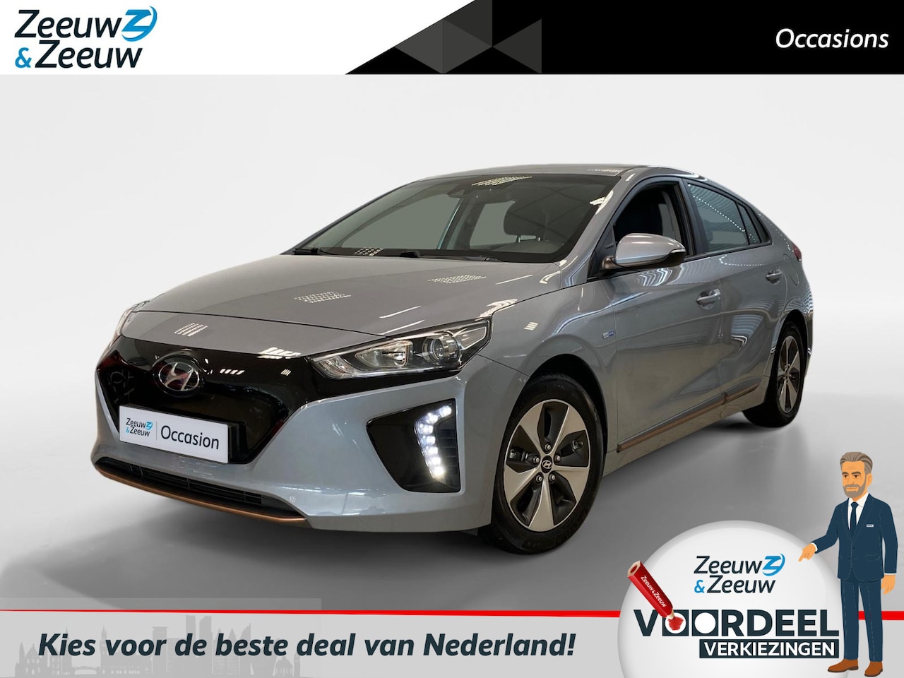 Hyundai IONIQ - COMFORT EV | NAVI | CRUISE CONTROL | CAMERA | NL-AUTO - AutoWereld.nl