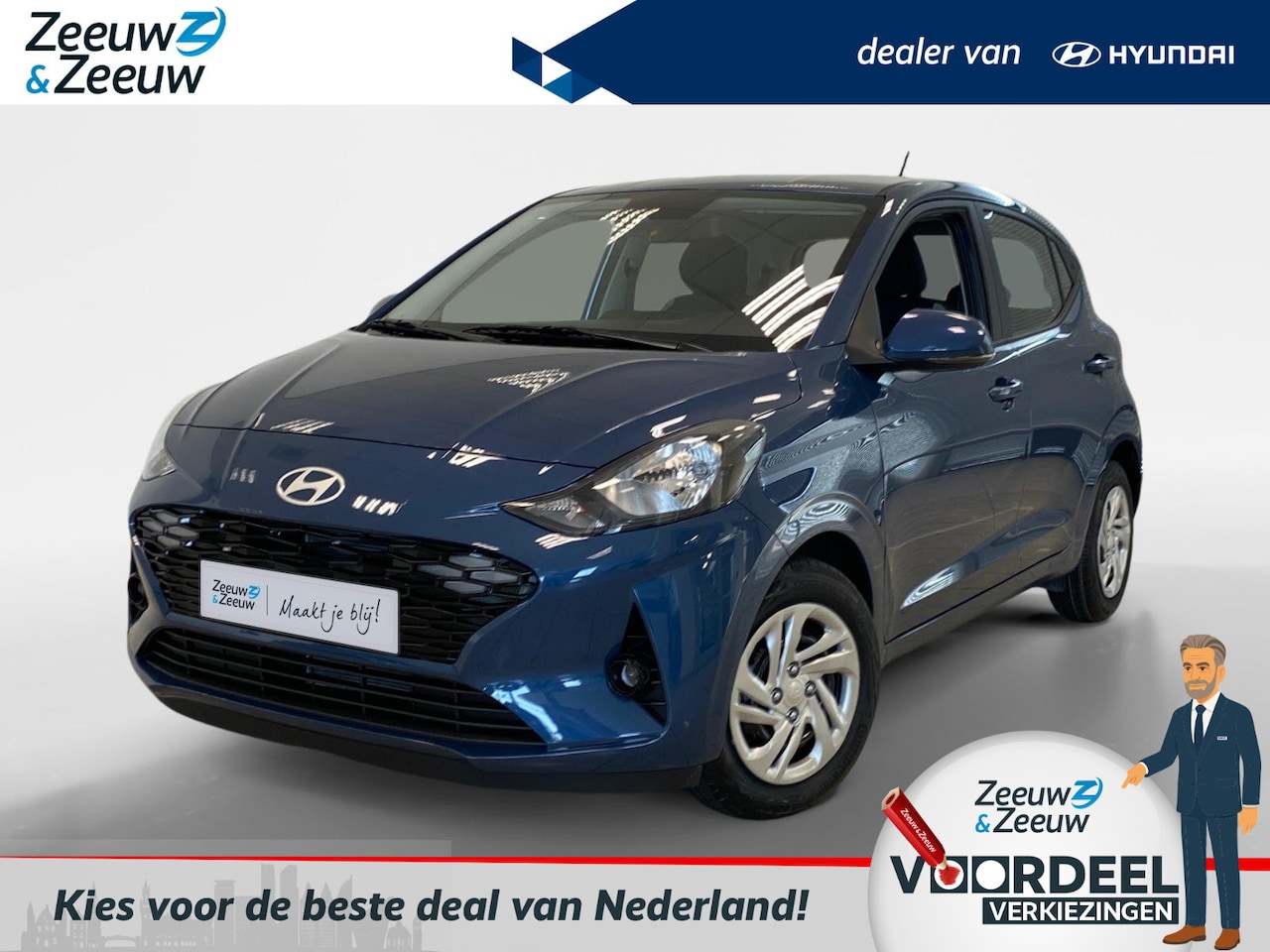 Hyundai i10 - 1.0 COMFORT SMART | DIRECT LEVERBAAR | €2950,- KORTING | - AutoWereld.nl