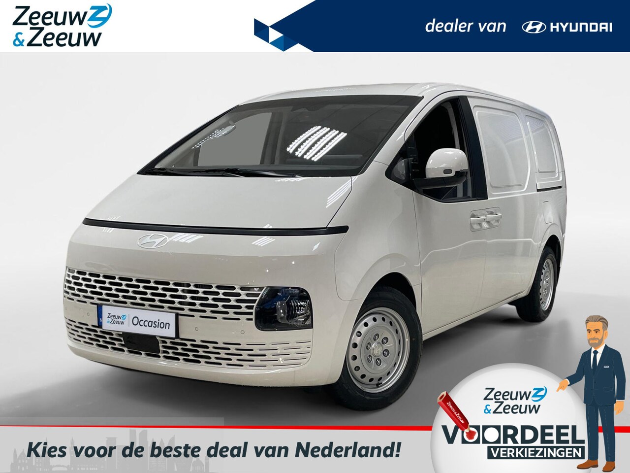 Hyundai Staria - 1.6 HYBRID | AUTOMAAT | 3 PERS. | DEMO | - AutoWereld.nl