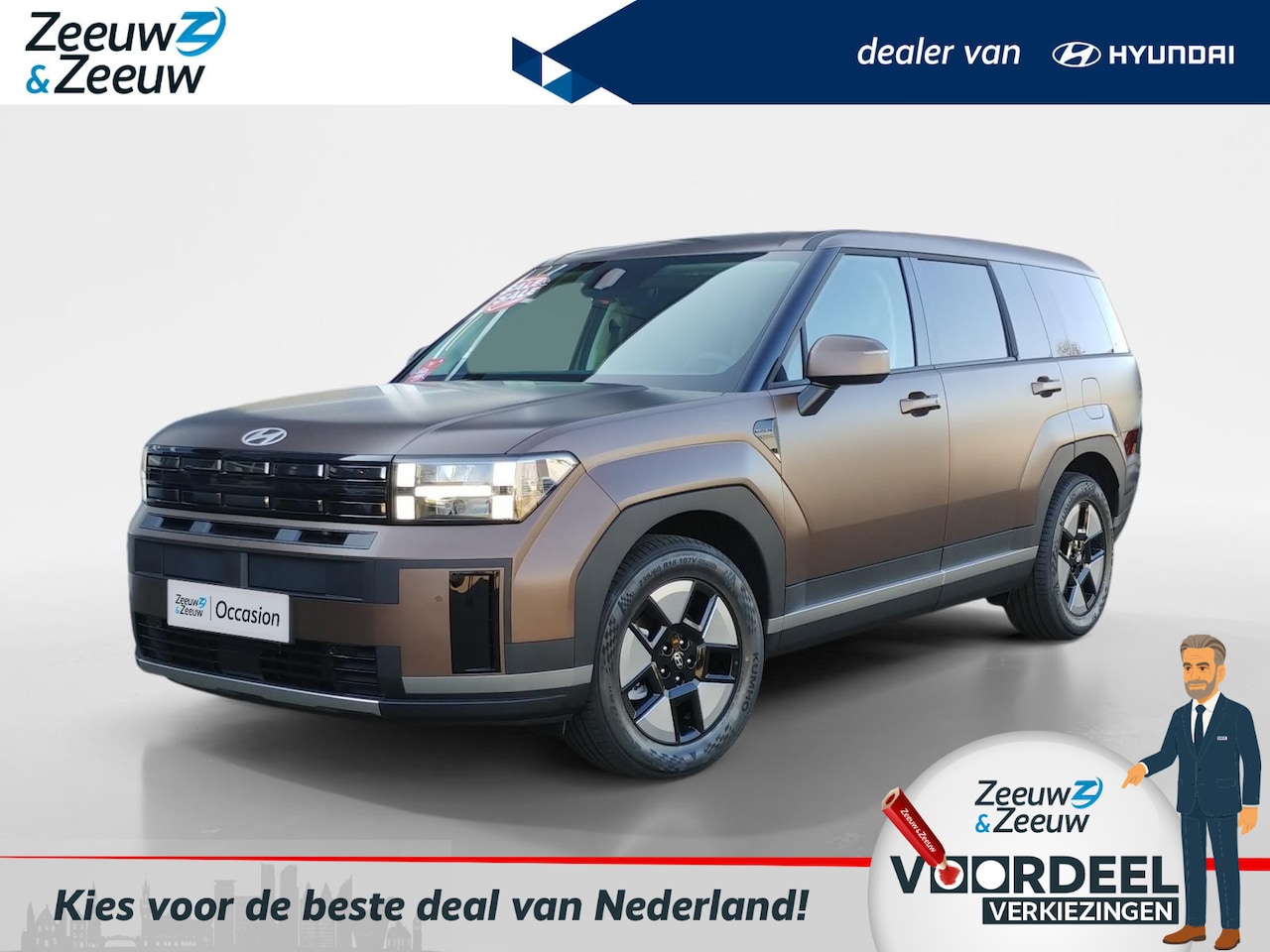 Hyundai Santa Fe - 1.6 T-GDI HEV Comfort Smart 7-persoons | Z&Z Top Deal | Van € 64.850, nu voor € 54.999 | - AutoWereld.nl
