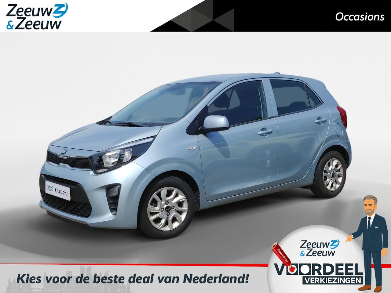 Kia Picanto - 1.0 CVVT ComfortPlusLine Navigator 1.0 CVVT ComfortPlusLine Navigator - AutoWereld.nl