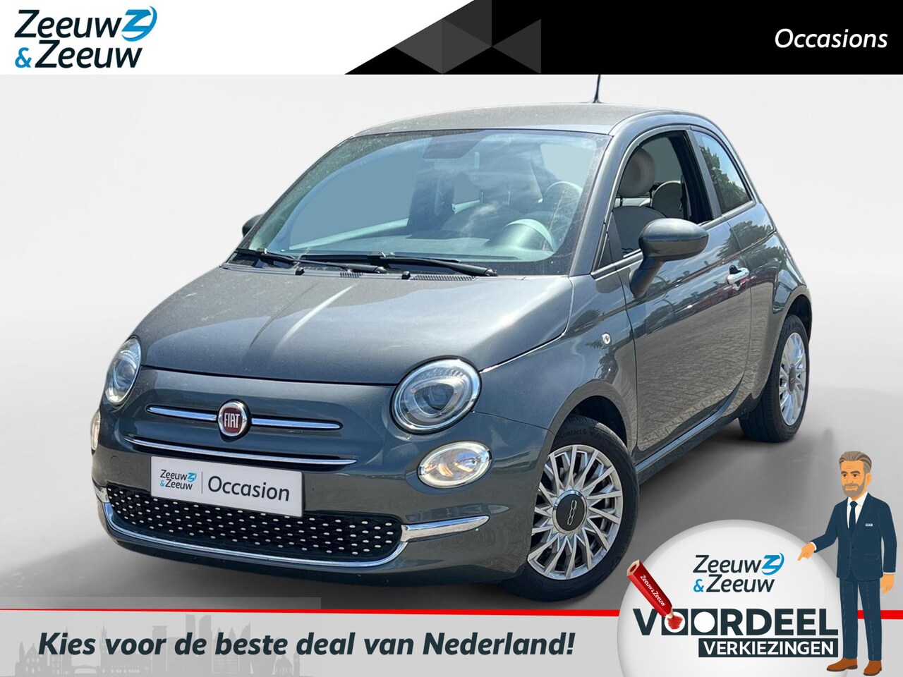 Fiat 500 - 1.0 Hybrid Lounge 1.0 Hybrid Lounge - AutoWereld.nl