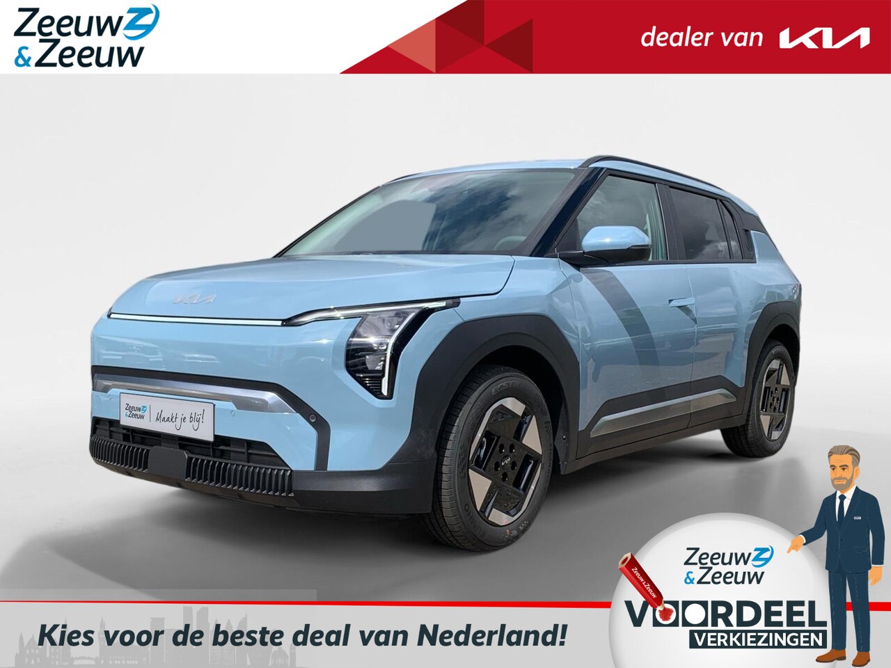 Kia EV3 - Air 58.3kWh | Enkele op voorraad bel voor info | NU MET €3.000,- inruilpremie + €500,- kor - AutoWereld.nl