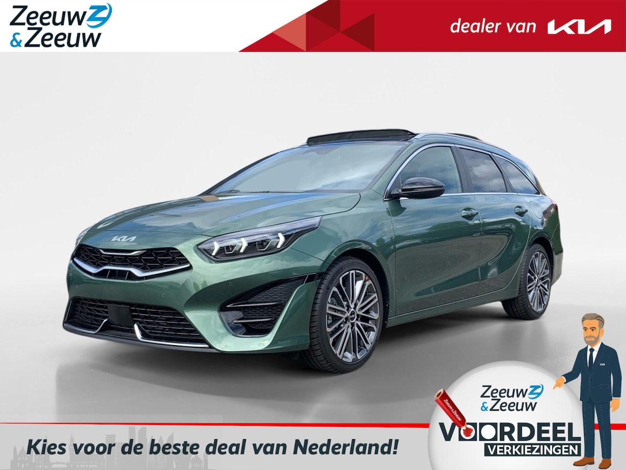 Kia Cee'd Sportswagon - Ceed 1.5 T-GDi GT-PlusLine | Enkele op voorraad bel voor info | Nu met €4.500,- inruilprem - AutoWereld.nl