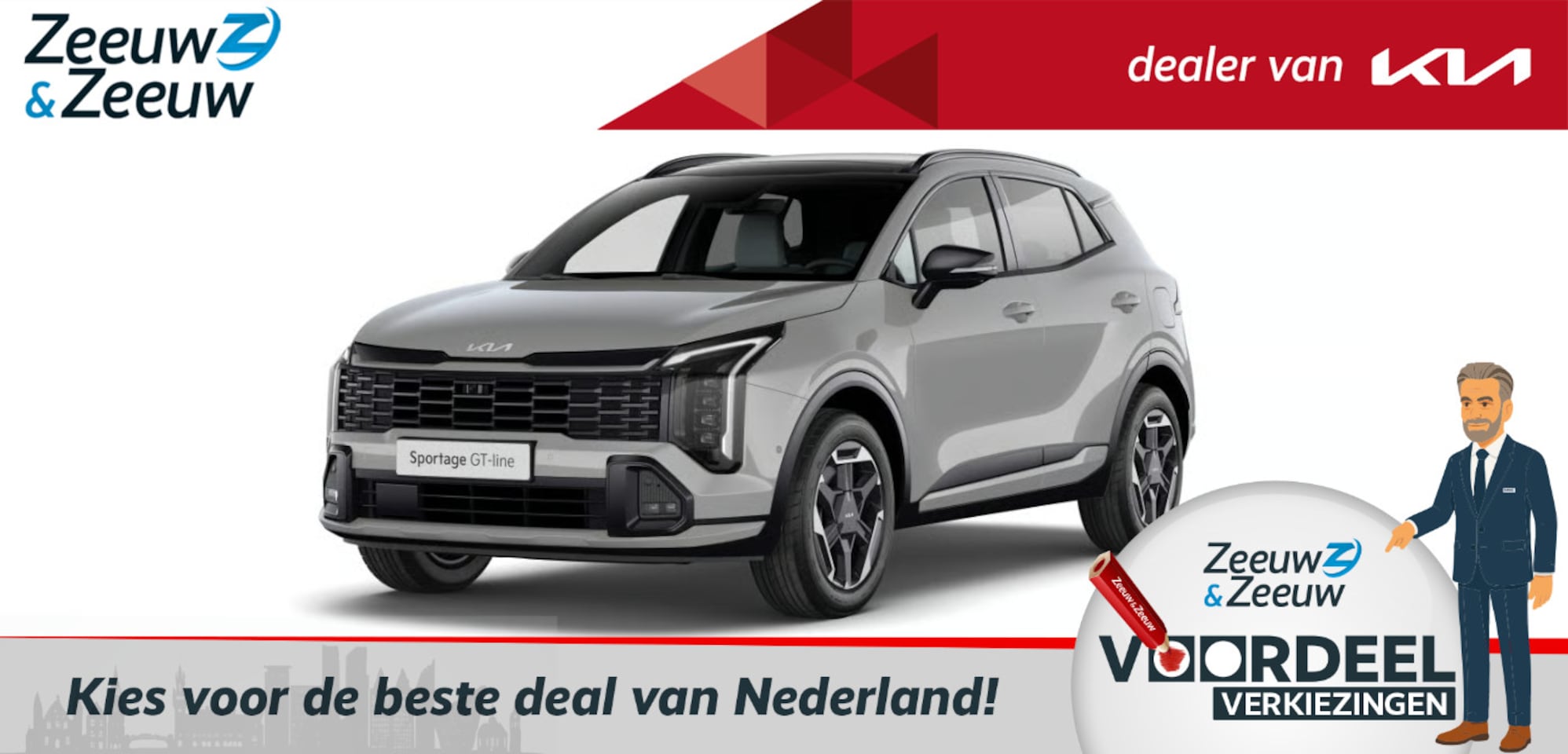 Kia Sportage - 1.6 T-GDi Hybrid GT-PlusLine FACELIFT NU TE BESTELLEN | 1510KG TREKGEWICHT | FACELIFT NU T - AutoWereld.nl