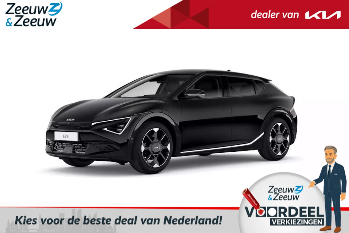 Kia EV6 - Plus AWD 84 kWh Nu te bestellen! | 522km WLTP-actieradius | Stoelventilatie vόόr | Dodehoe - AutoWereld.nl