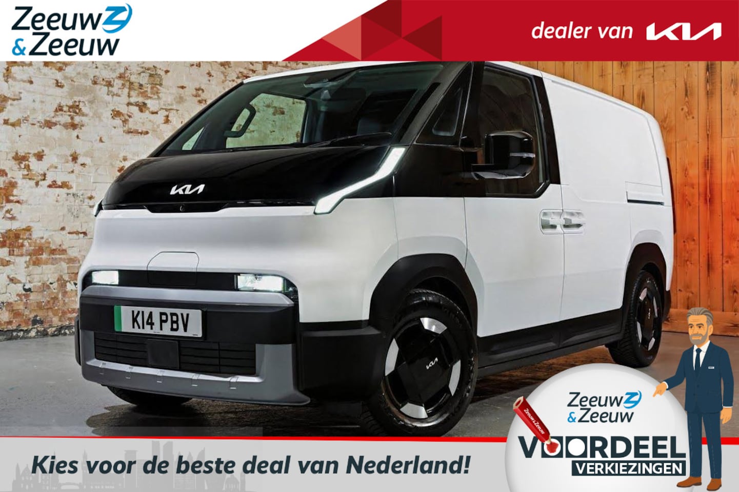 Kia PV5 - L2H1 Essential 51,5 kWh 2,99% Rente mogelijk | informeer naar de mogelijkheden | Batterijv - AutoWereld.nl