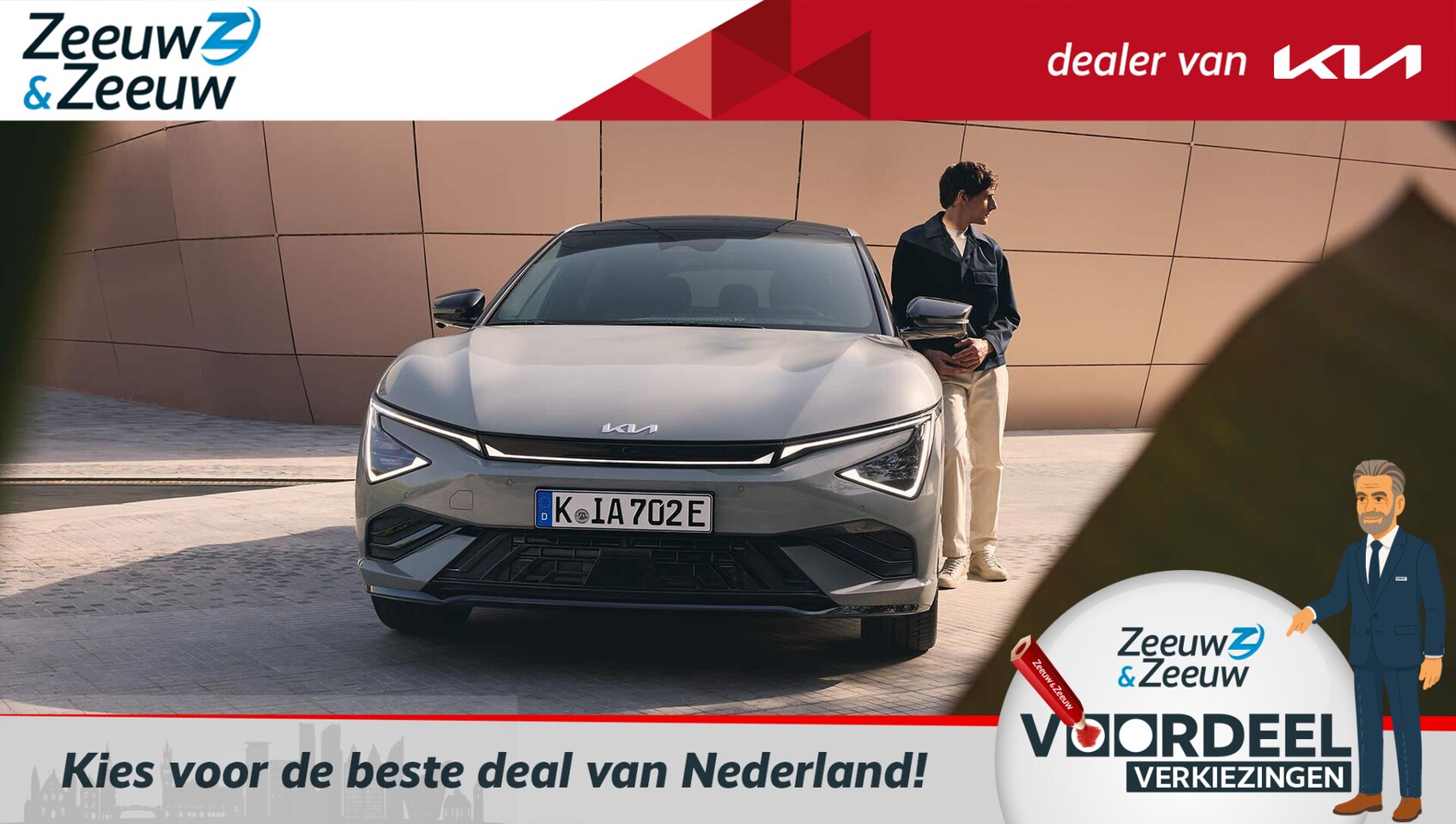 Kia EV6 - Plus Advanced AWD 84.0 kWh TOT 5000,- EURO ACTIEKORTING + 500,- EURO KORTING OP KIA LAADPA - AutoWereld.nl