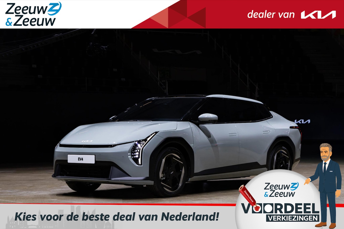 Kia EV4 Fastback - Plus 81.4 kWh | NIEUW MODEL | 633 km actieradius | NU €2000,- Korting | Bel voor info - AutoWereld.nl