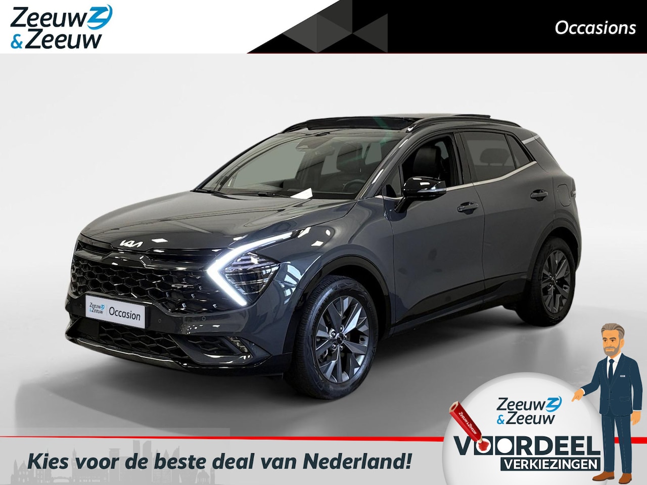 Kia Sportage - 1.6T Hybrid GT-Line | Adaptie Cruise Control | Stoel/Stuurverwarming | Schuif/Kantel Dak | - AutoWereld.nl