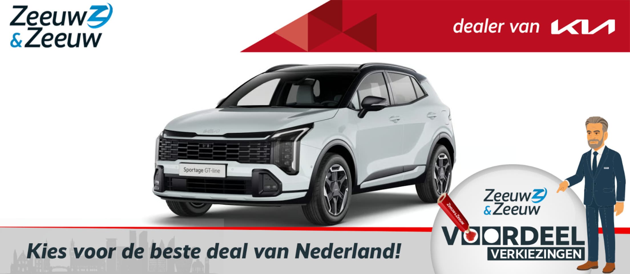 Kia Sportage - 1.6 T-GDi Hybrid GT-PlusLine FACELIFT NU TE BESTELLEN | €1.500,- Inruilvoordeel! | Private - AutoWereld.nl