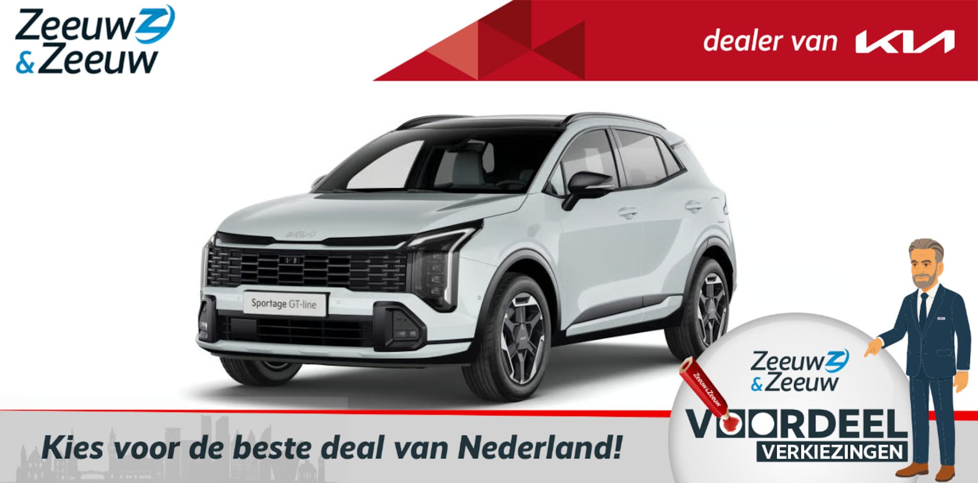 Kia Sportage - 1.6 T-GDi Hybrid GT-Line FACELIFT NU TE BESTELLEN | €1.500,- Inruilvoordeel! | Private lea - AutoWereld.nl