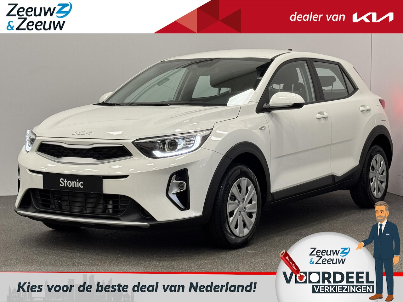 Kia Stonic - 1.0 T-GDi MHEV ComfortLine | €2.250 inruilvoordeel | Private lease van € 369,- p.m. | Acht - AutoWereld.nl
