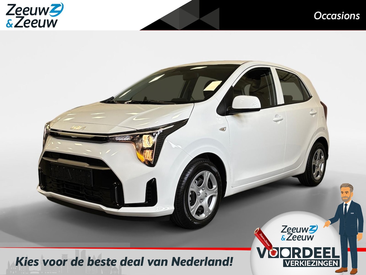 Kia Picanto - 1.0 DPI DynamicLine | €1.000 inruilvoordeel | Private Lease vanaf €274,- p.m. |  8 inch fu - AutoWereld.nl