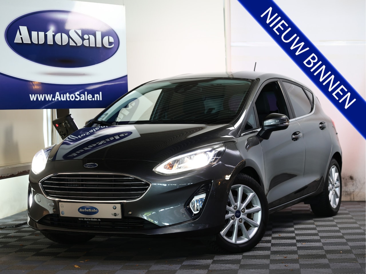 Ford Fiesta - 1.0 EcoBoost Titanium B&O NAVI CLIMA CARPLAY PDC StoelVW PDC PARKass. '18 - AutoWereld.nl