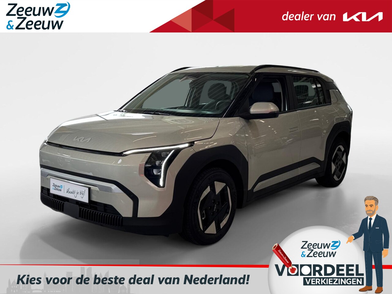 Kia EV3 - Plus 81.4 kWh Enkele kleuren op voorraad voor meer info bel 015 - 3109955 | NU MET €3.000, - AutoWereld.nl