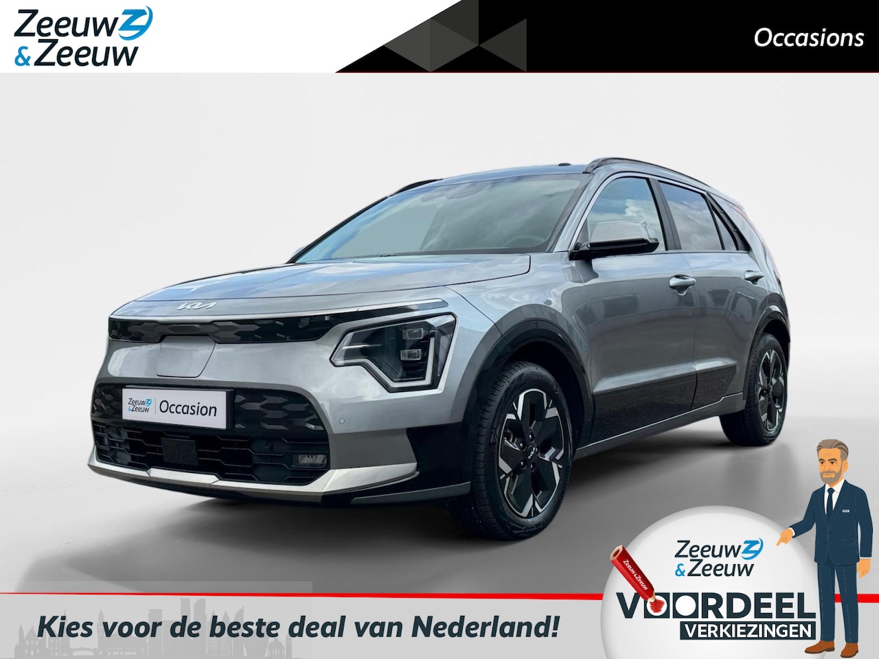 Kia Niro - ExecutiveLine 64.8 kWh Stoel verwarming + ventilatie voor | Climate control | Navigatie | - AutoWereld.nl