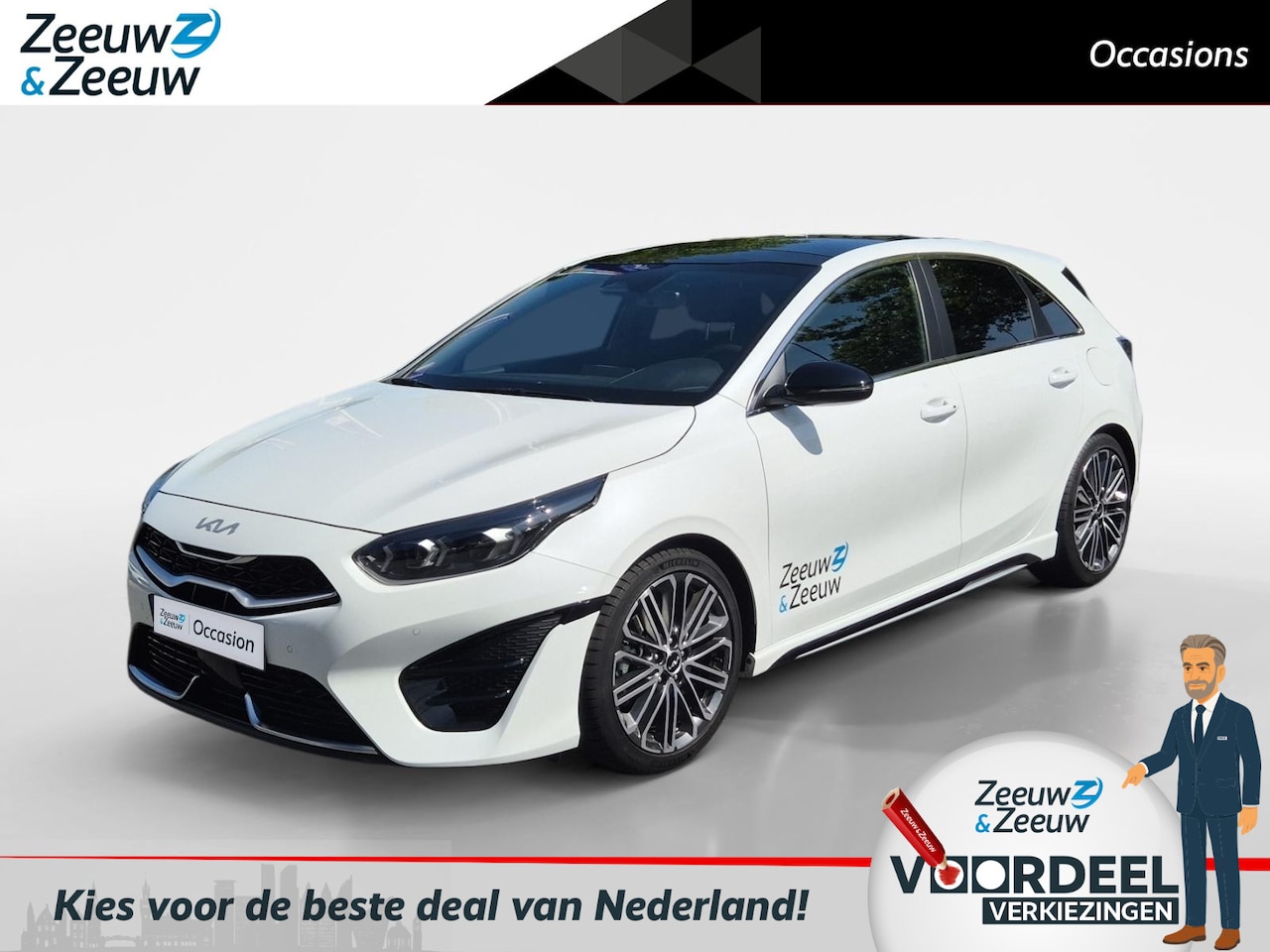 Kia Cee'd - Ceed 1.5 T-GDi GT-PlusLine | Airco | Navi | Camera | Privacy Glass | Panoramadak | AUTOMAA - AutoWereld.nl