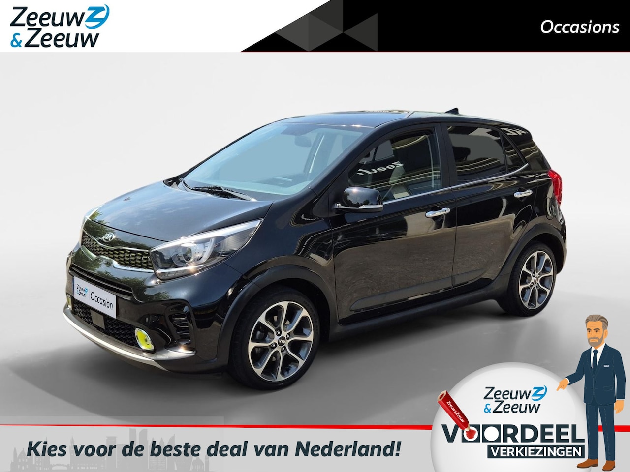 Kia Picanto - 1.2 CVVT X-Line | Airco | Navi | Camera | LM velgen | Privacy Glass | - AutoWereld.nl