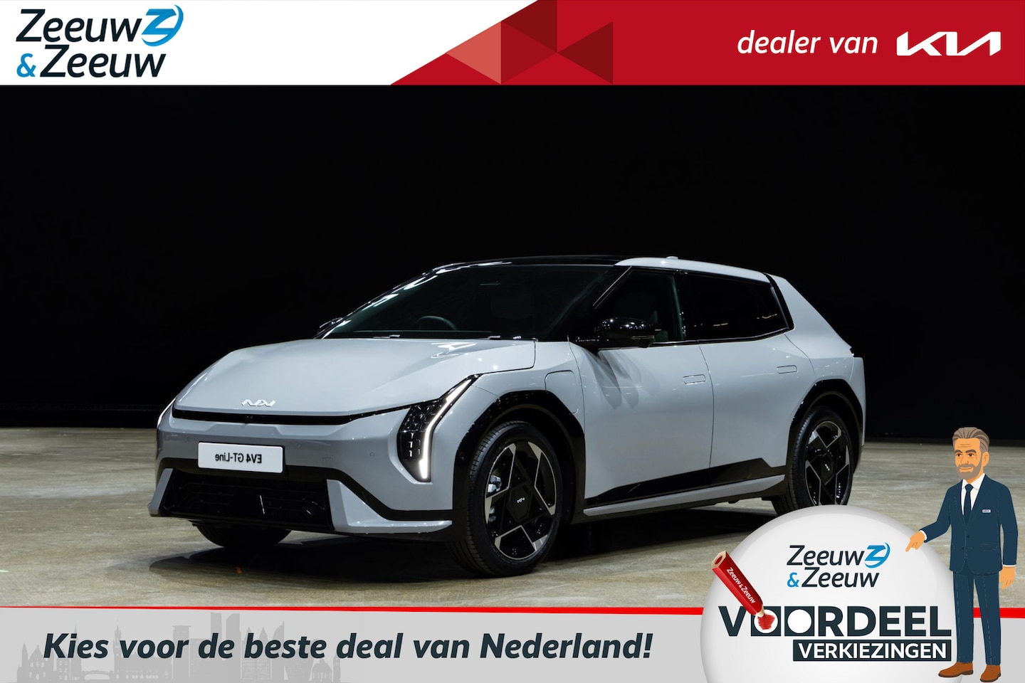 Kia EV4 - GT-Line 81.4 kWh | NIEUW MODEL | 204 pk | 595 km actieradius | NU €2000,- korting | Bel vo - AutoWereld.nl