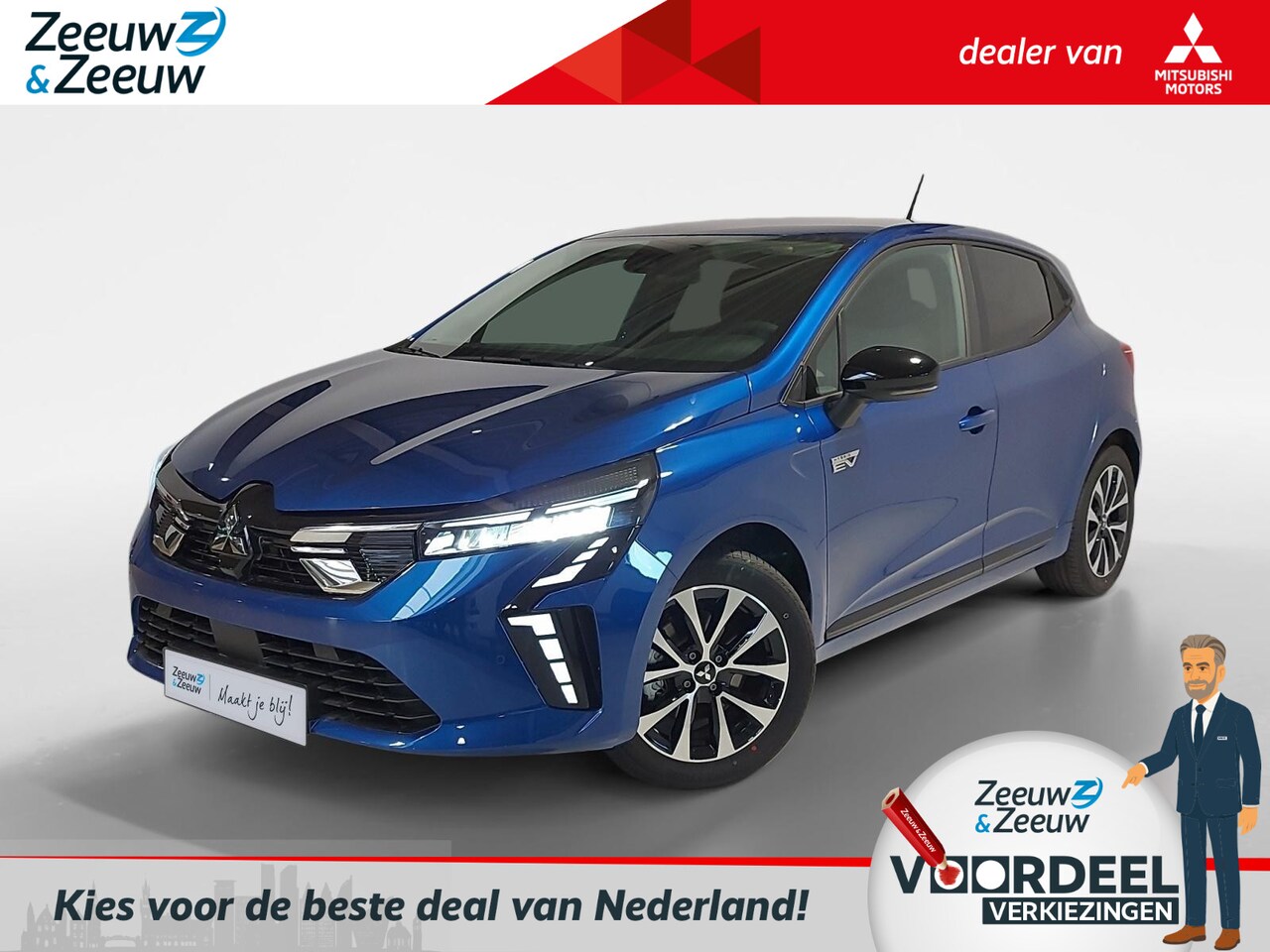 Mitsubishi Colt - 1.6 HEV Intense | €2.500, - ACTIE KORTING! | 8 JAAR GARANTIE | - AutoWereld.nl
