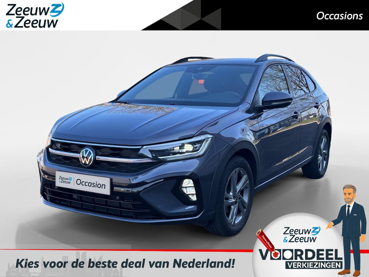 Volkswagen Taigo - 1.0 TSI R-Line Business | CAMERA | APPLE CAR PLAY/ANDROID AUTO |  DIGITAAL DASHBOARD | LED - AutoWereld.nl