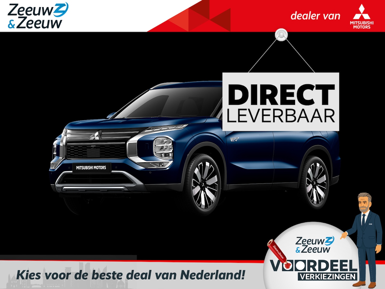 Mitsubishi Outlander - 2.4 PHEV First Edition | NIEUW MODEL | 4000 EURO KORTING| NU DIRECT LEVEBAAR | 8 JAAR GARA - AutoWereld.nl