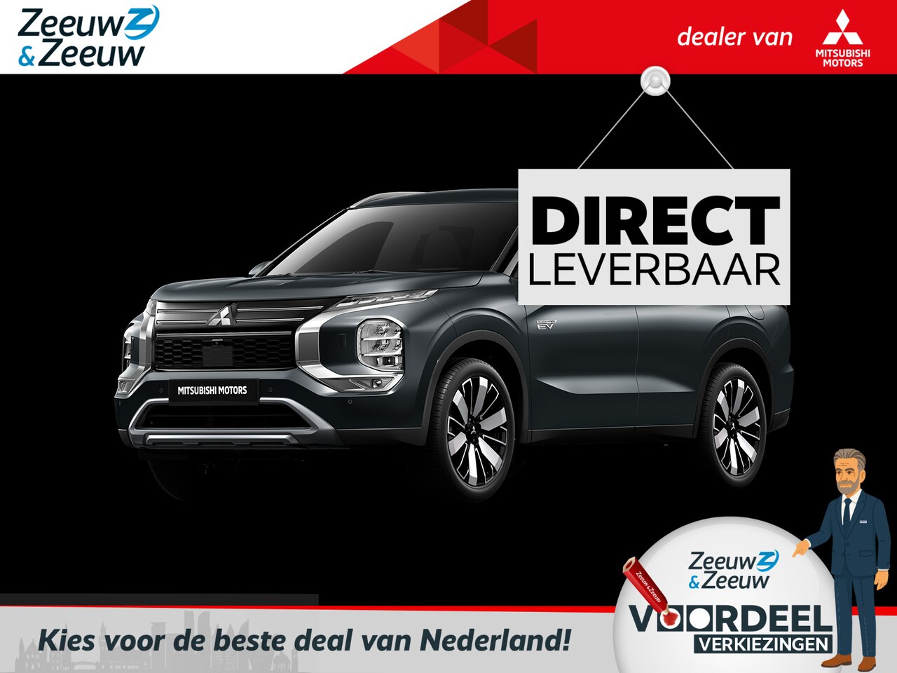 Mitsubishi Outlander - 2.4 PHEV First Edition | NIEUW MODEL | 4000 EURO KORTING| NU DIRECT LEVEBAAR | 8 JAAR GARA - AutoWereld.nl