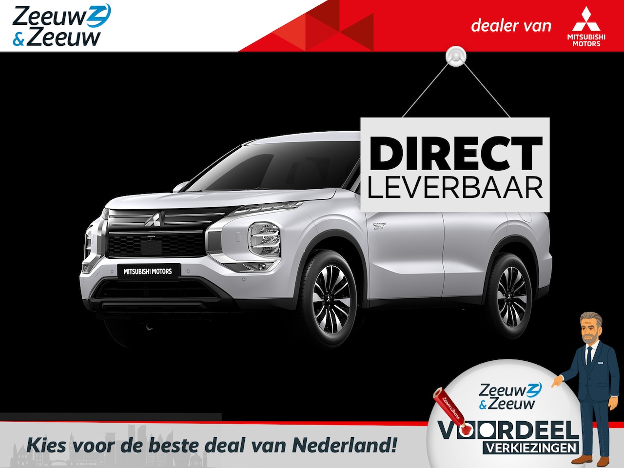 Mitsubishi Outlander - 2.4 PHEV Intense | NIEUW MODEL | 4000 EURO KORTING| NU DIRECT LEVEBAAR | 8 JAAR GARANTIE | - AutoWereld.nl
