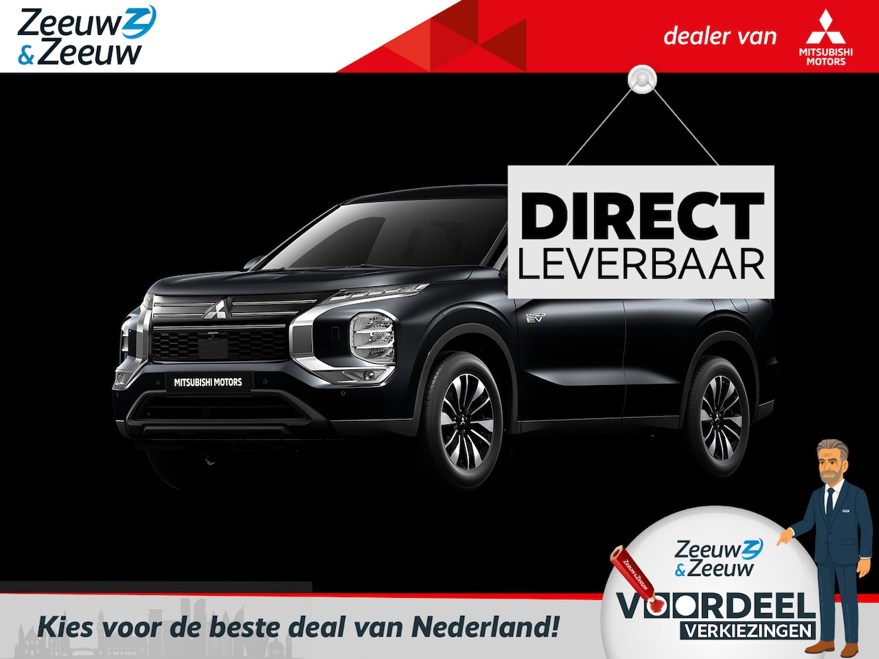 Mitsubishi Outlander - 2.4 PHEV Intense | NIEUW MODEL | 4000 EURO KORTING| NU DIRECT LEVEBAAR | 8 JAAR GARANTIE | - AutoWereld.nl