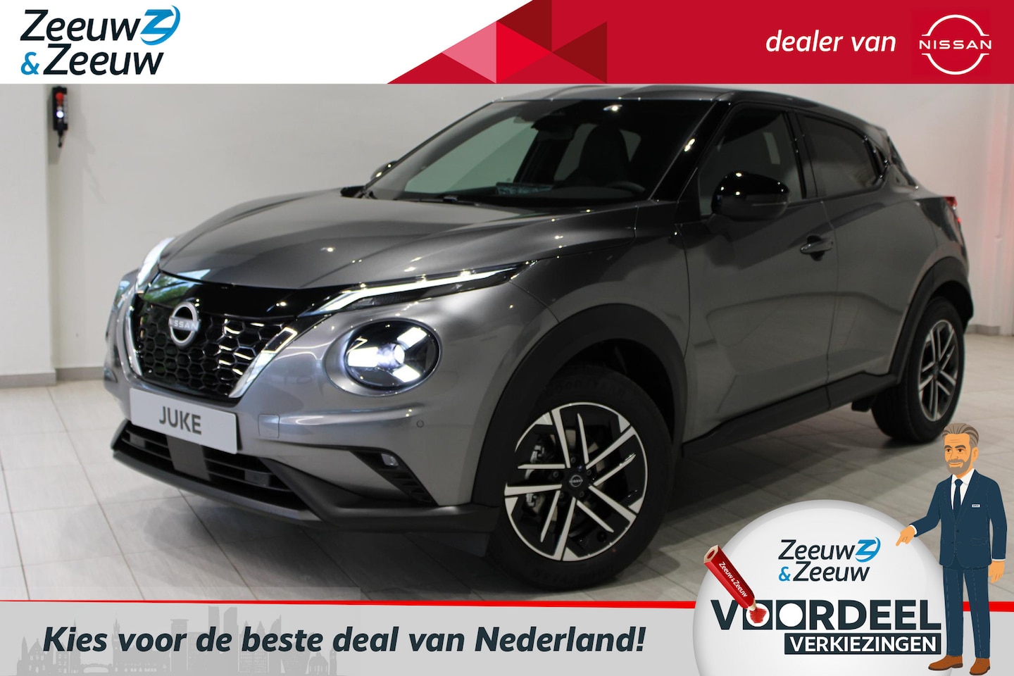 Nissan Juke - 1.6 Hybrid N-Connecta | € 600,= KORTING INCLUSIEF INRUILPREMIE!* | NAVIGATIE | CARPLAY - AutoWereld.nl
