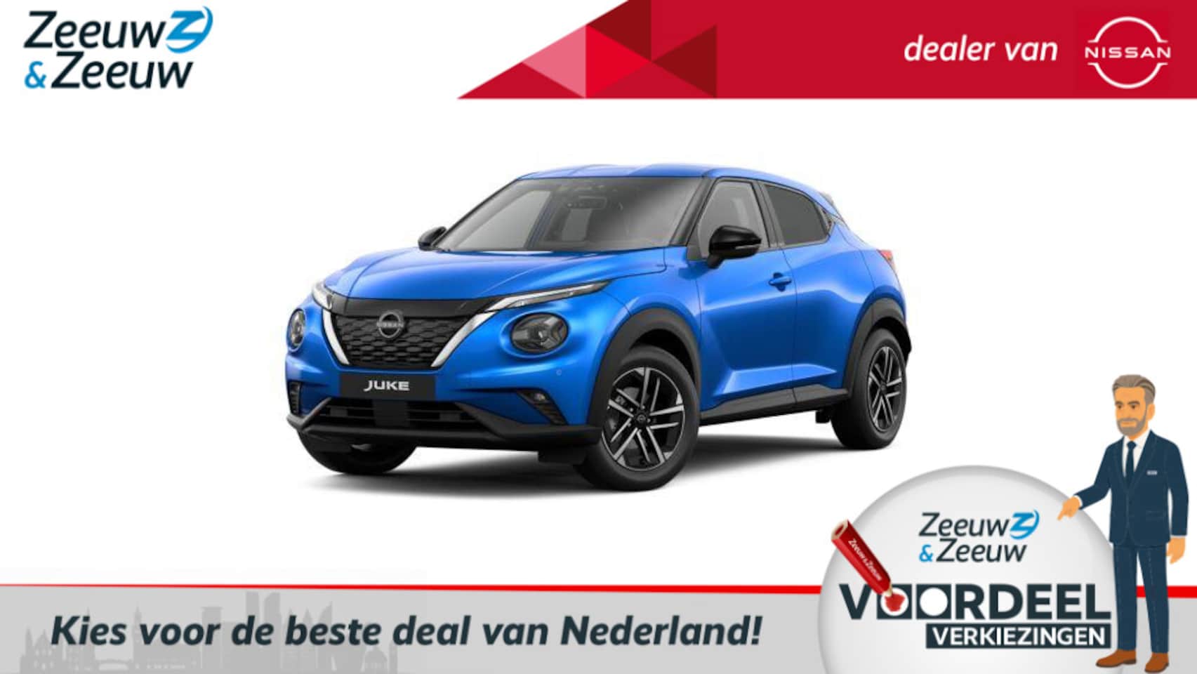 Nissan Juke - 1.6 Hybrid N-Connecta | € 600,= KORTING INCLUSIEF INRUILPREMIE!* | NAVIGATIE | CARPLAY - AutoWereld.nl