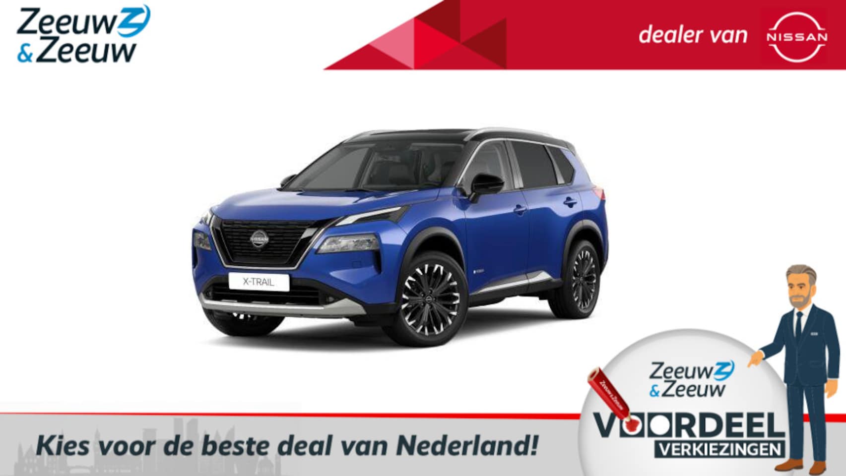 Nissan X-Trail - 1.5 e-4orce Tekna Plus 4WD 7p. | € 1.500,-- euro VOORRAAD KORTING INCL.INRUILPREMIE | 7 ZI - AutoWereld.nl