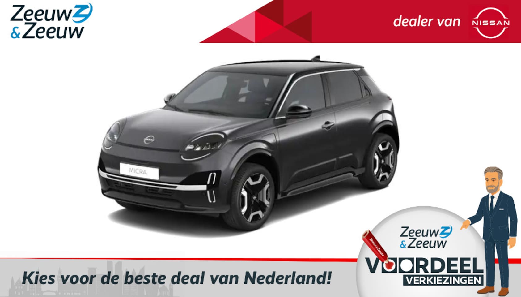 Nissan Micra - Advance 52 kWh Launch edition NU TE BESTELLEN!!! PRE-ORDER | TWO-TONE | DIVERSE KLEUREN BE - AutoWereld.nl