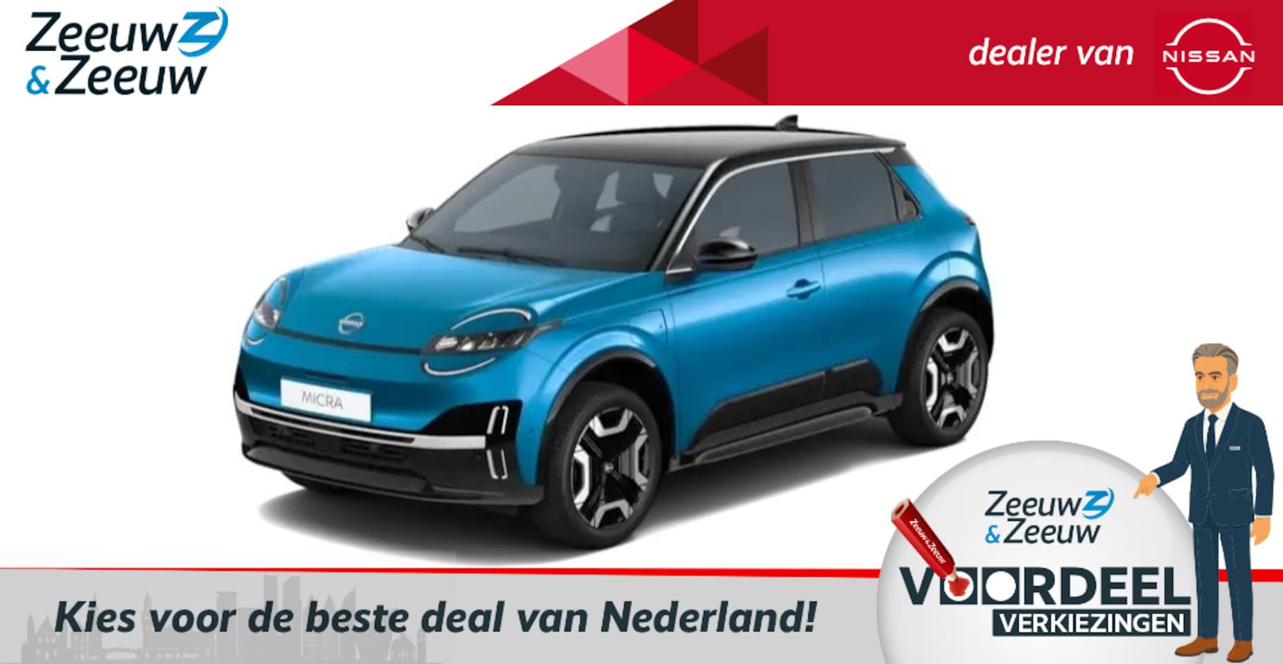 Nissan Micra - Advance 52 kWh Launch edition NU TE BESTELLEN!!! PRE-ORDER | TWO-TONE | DIVERSE KLEUREN BE - AutoWereld.nl