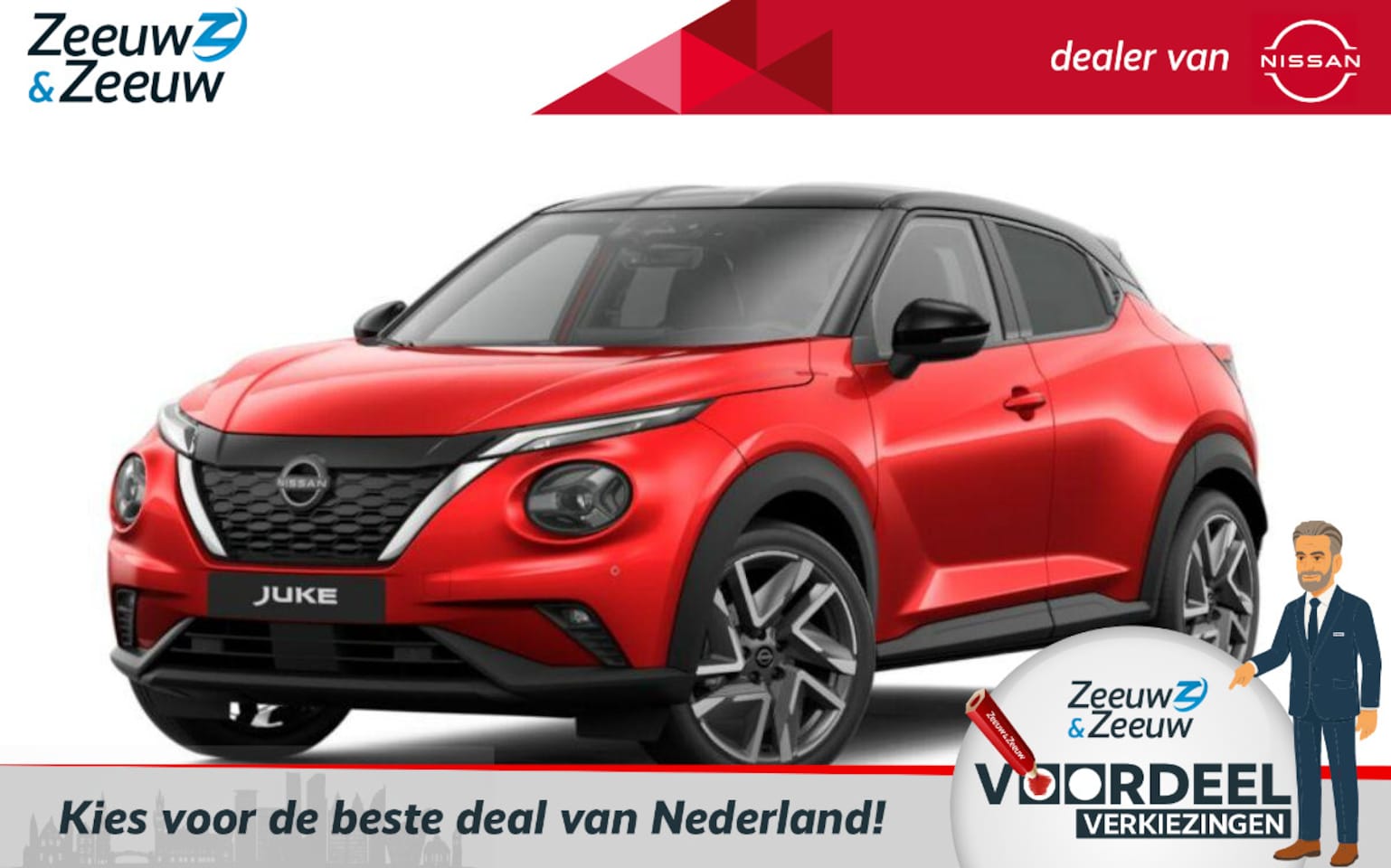 Nissan Juke - 1.6 Hybrid N-Design | € 600,= KORTING INCLUSIEF INRUILPREMIE!* | TECHNOLOGY PACK | COLD PA - AutoWereld.nl