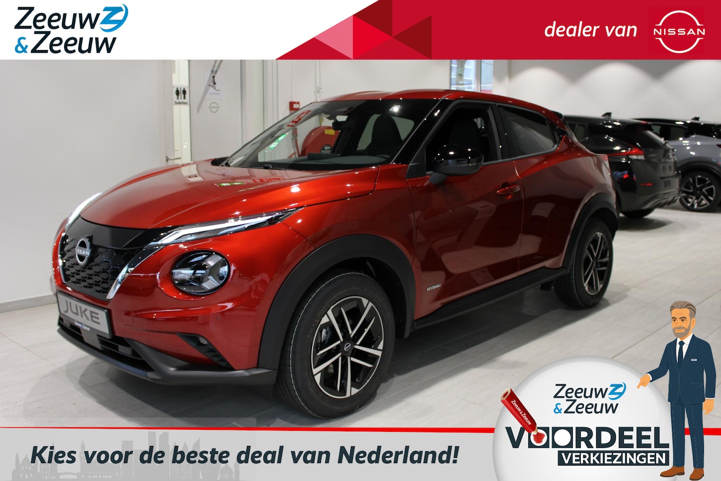Nissan Juke - 1.6 Hybrid N-Connecta | € 600,= KORTING INCLUSIEF INRUILPREMIE!* | TWO TONE | TECHNOLOGY | - AutoWereld.nl