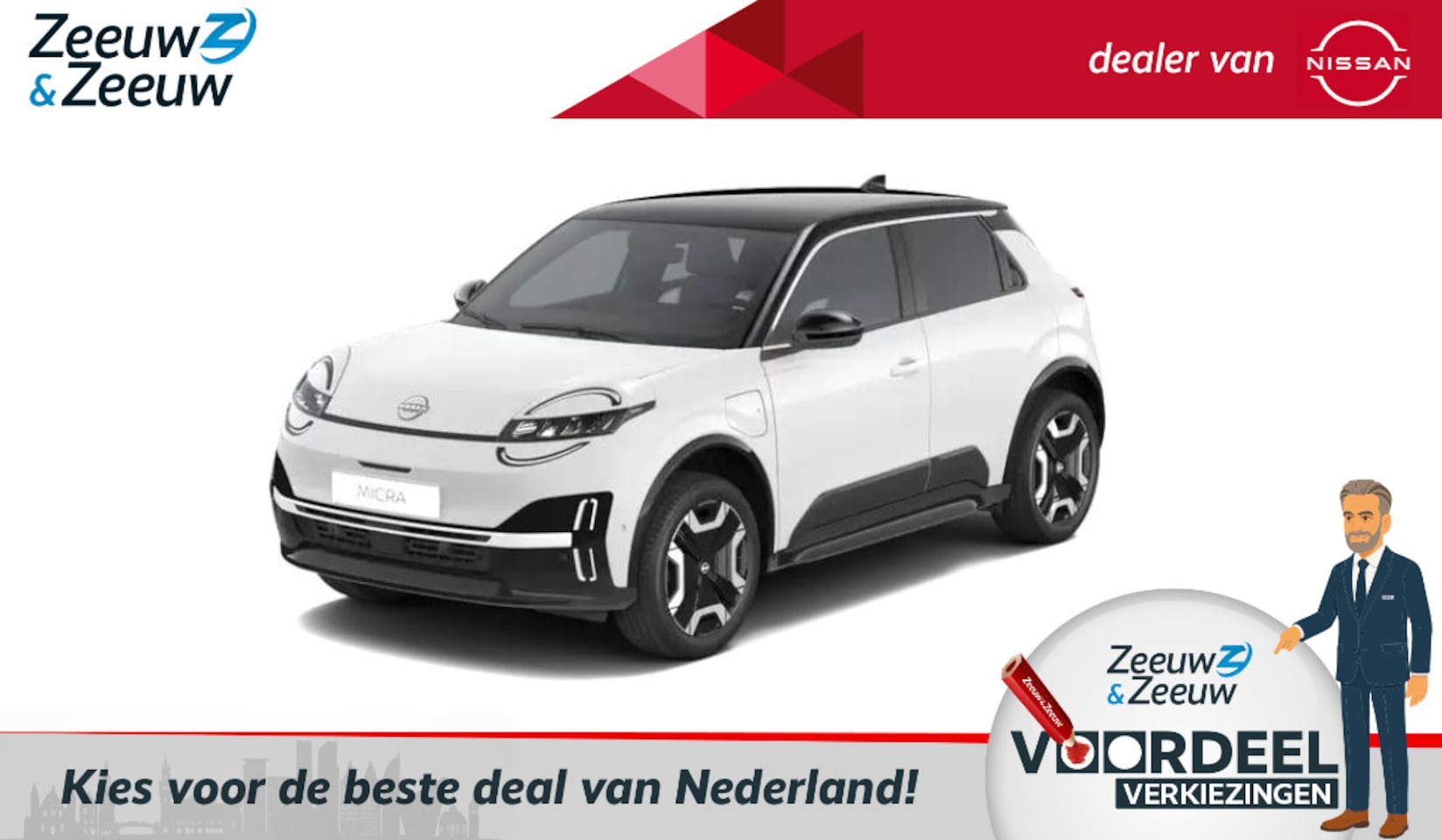 Nissan Micra - Advance 52 kWh Launch edition NU TE BESTELLEN!!! PRE-ORDER | TWO-TONE | DIVERSE KLEUREN BE - AutoWereld.nl
