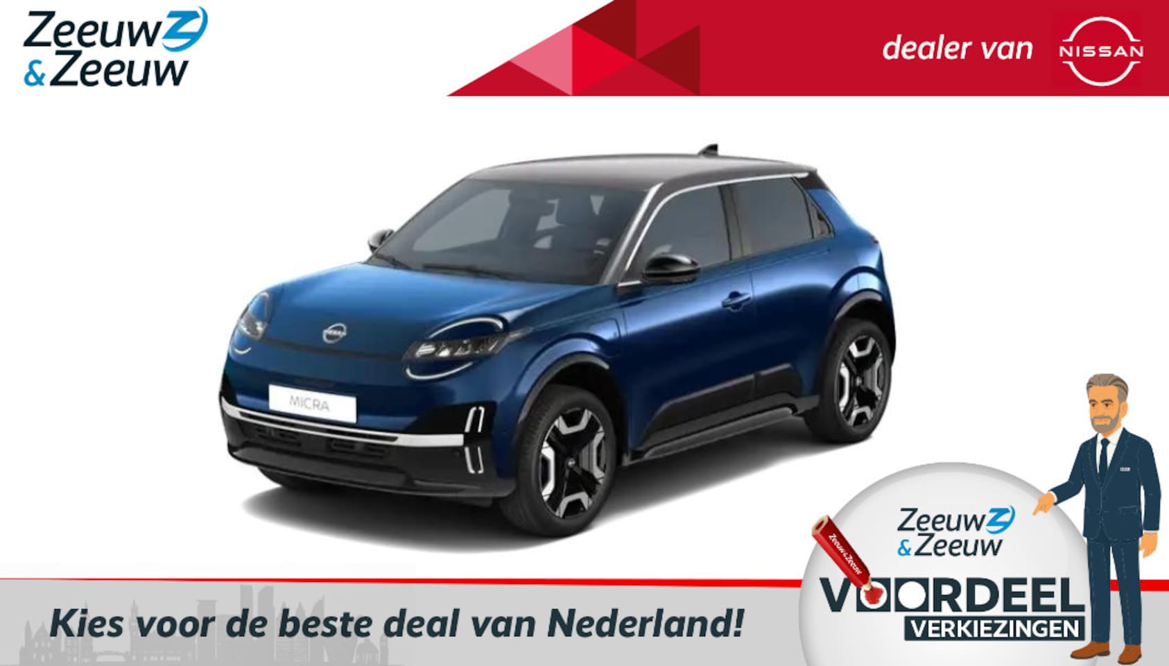 Nissan Micra - Advance 52 kWh Launch edition NU TE BESTELLEN!!! PRE-ORDER | DIVERSE KLEUREN BESCHIKBAAR! - AutoWereld.nl
