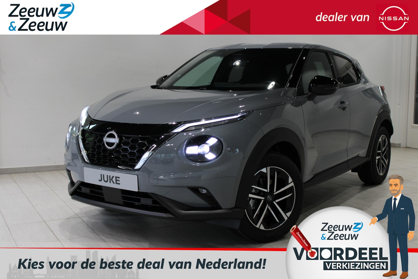 Nissan Juke - 1.6 Hybrid N-Connecta | € 600,= KORTING INCLUSIEF INRUILPREMIE!* | NAVIGATIE | CARPLAY - AutoWereld.nl