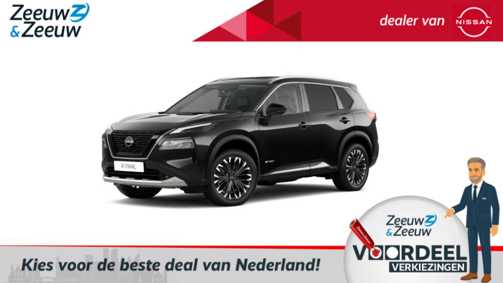 Nissan X-Trail - 1.5 e-4orce Tekna Plus 4WD 7p. | € 1.500,-- euro VOORRAAD KORTING INCL.INRUILPREMIE | 7 ZI - AutoWereld.nl