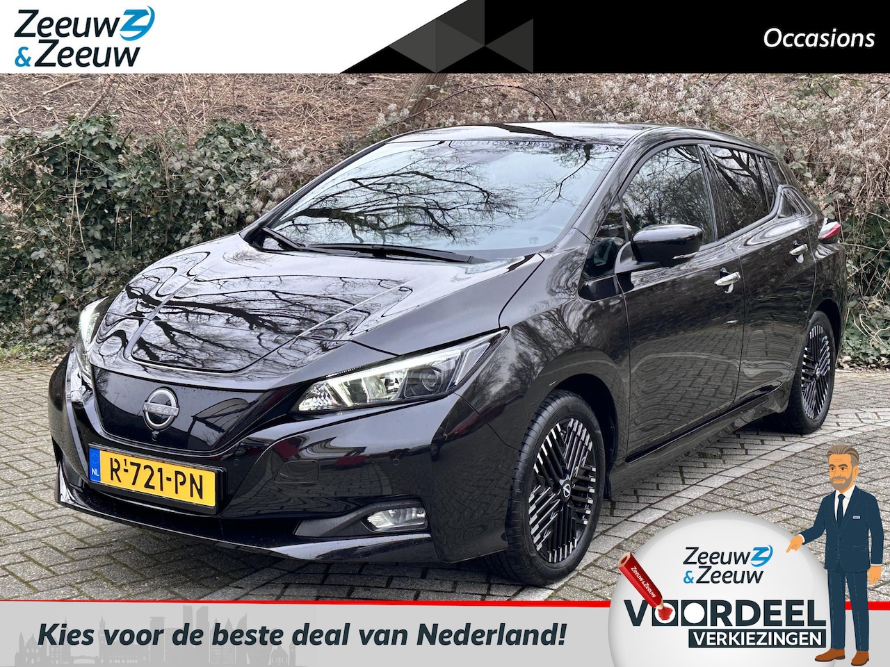 Nissan LEAF - N-Connecta 40 kWh | LAGE KILOMETERS | 360 GRADEN CAMERA | KEYLESS | NAVI | APPLE/ANDROID A - AutoWereld.nl