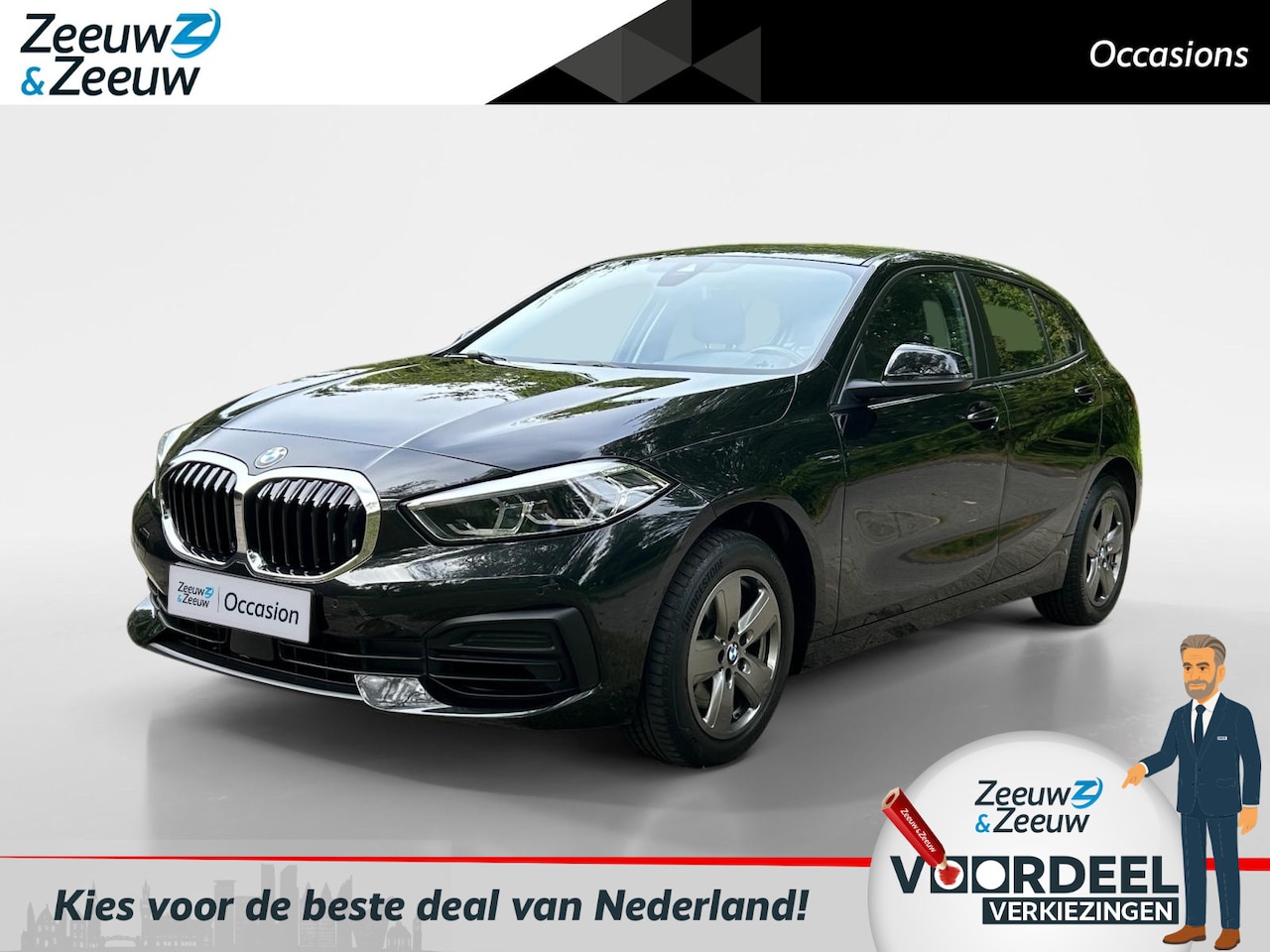BMW 1-serie - Check uitvoering Navi , parkeersensoren , climate , cruise , tel , lm velgen . - AutoWereld.nl