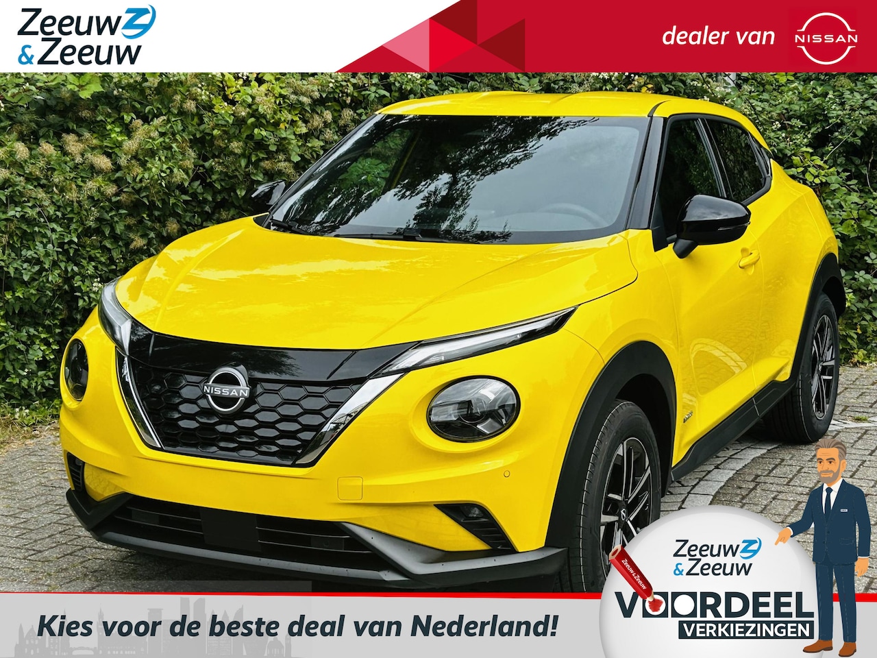 Nissan Juke - 1.6 Hybrid N-Connecta | €600.- korting inclusief inruilpremie | Nieuwe unieke kleur | Crui - AutoWereld.nl