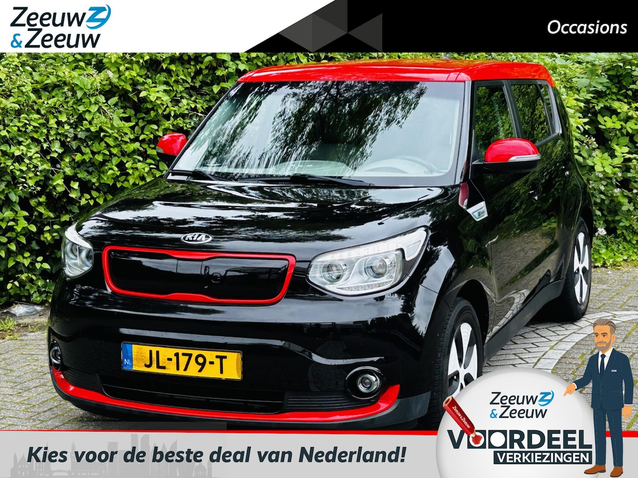 Kia e-Soul - EV ExecutiveLine 27 kWh Navi , camera , climate , cruise , tel , usb . LET OP AKTIERADIUS - AutoWereld.nl