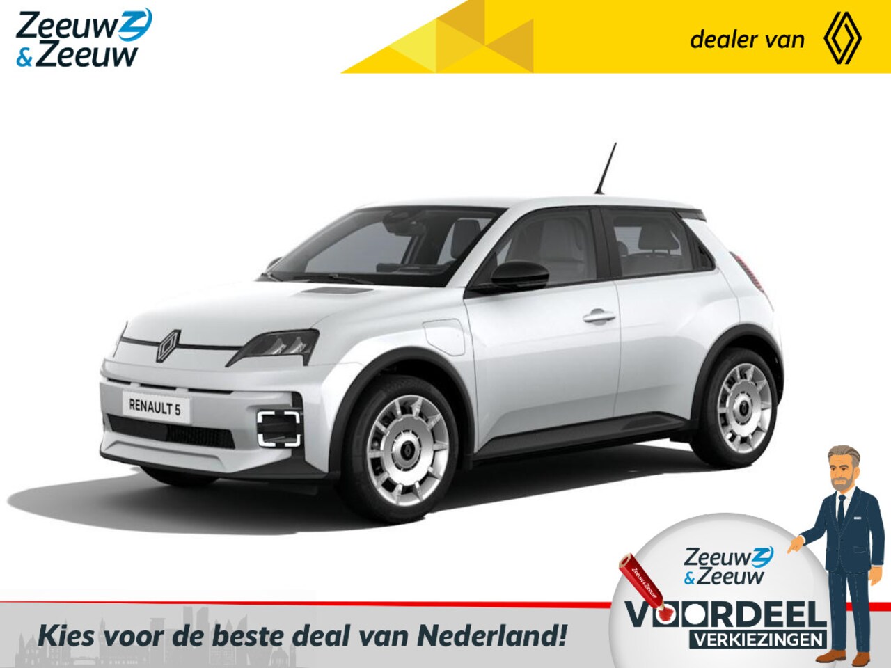 Renault 5 - comfort range evolution 52 kWh | Auto van het Jaar 2025 | Vanaf nu te bestellen met €1.000 - AutoWereld.nl